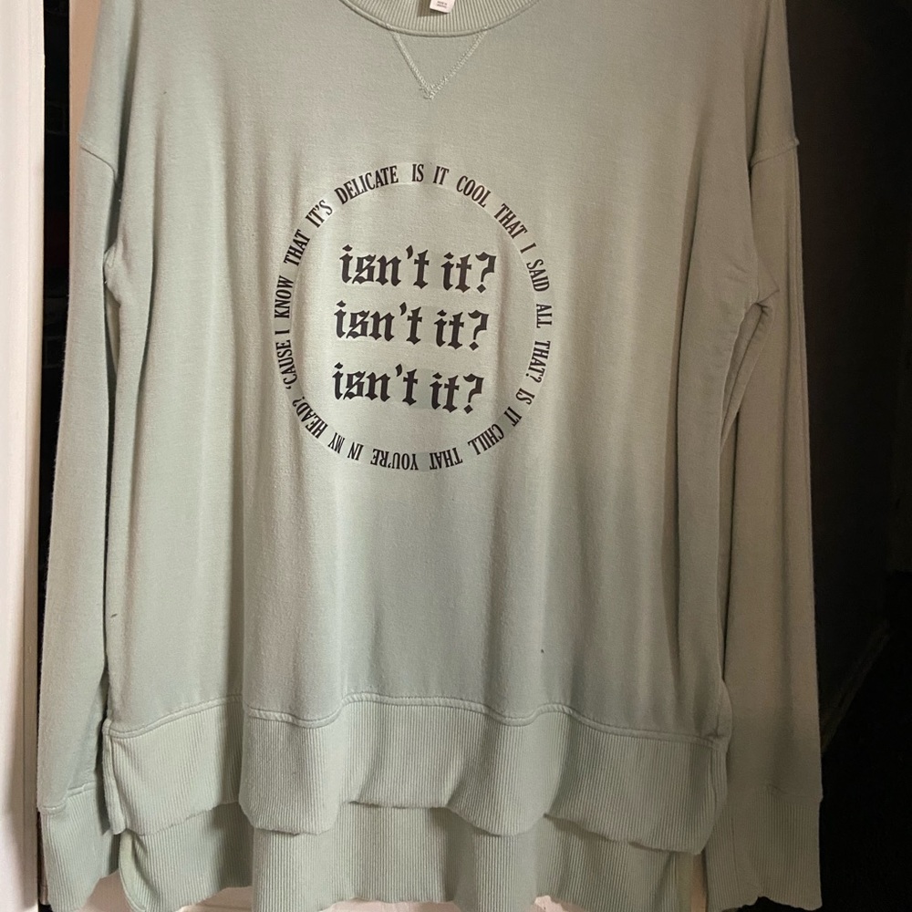Taylor Swift 'Delicate' Pullover Sweatshirt
